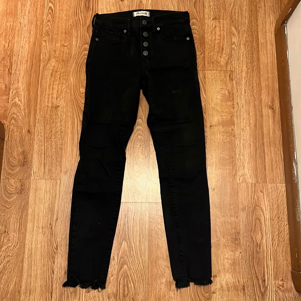 Madewell faded black jeans